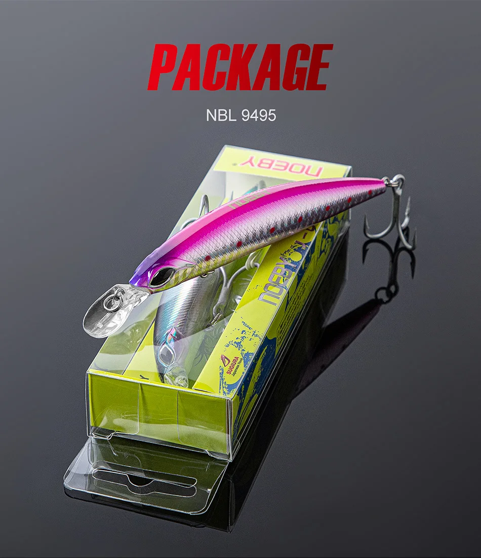 CHEERY Sinking 110mm 19g Minnow Lure ABSPlastic Lure - view 16