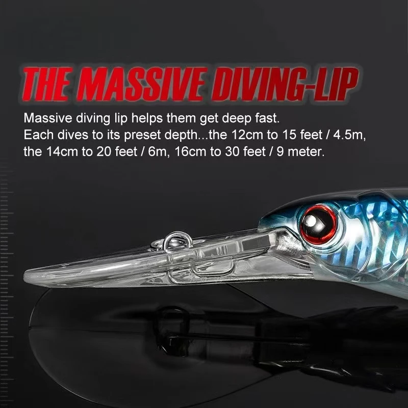CHEERY High Quality Hot Sell 140MM Stainless Steel, ABS Minnow Lure - view 6