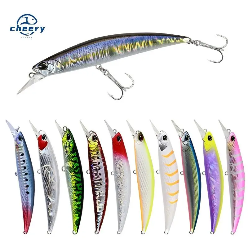 Cheery Sinking Minnow Hard Fishing Lure