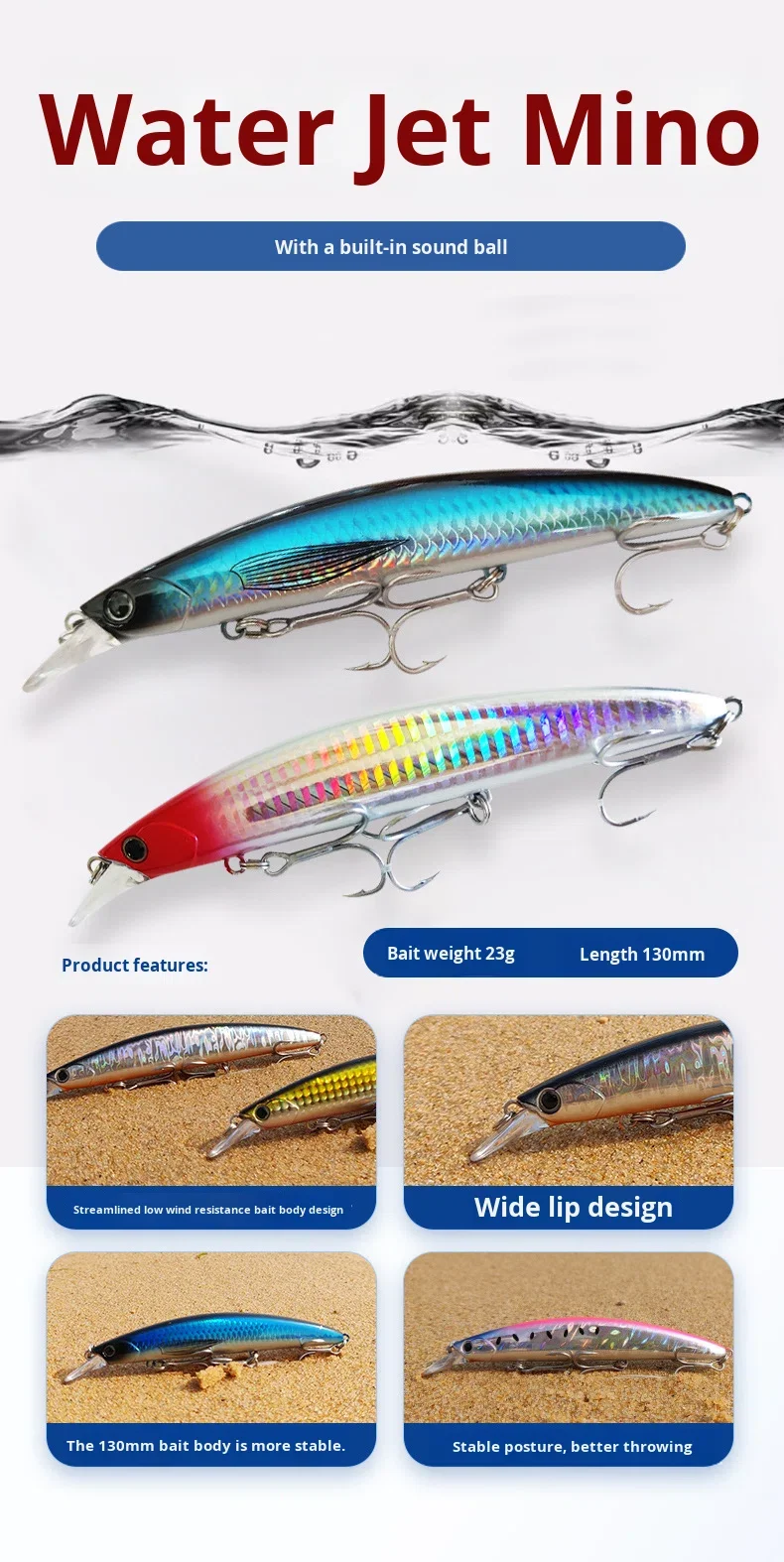 New Carp Artificial Hard Bait Hooks ABS Lure Accessories - view 7