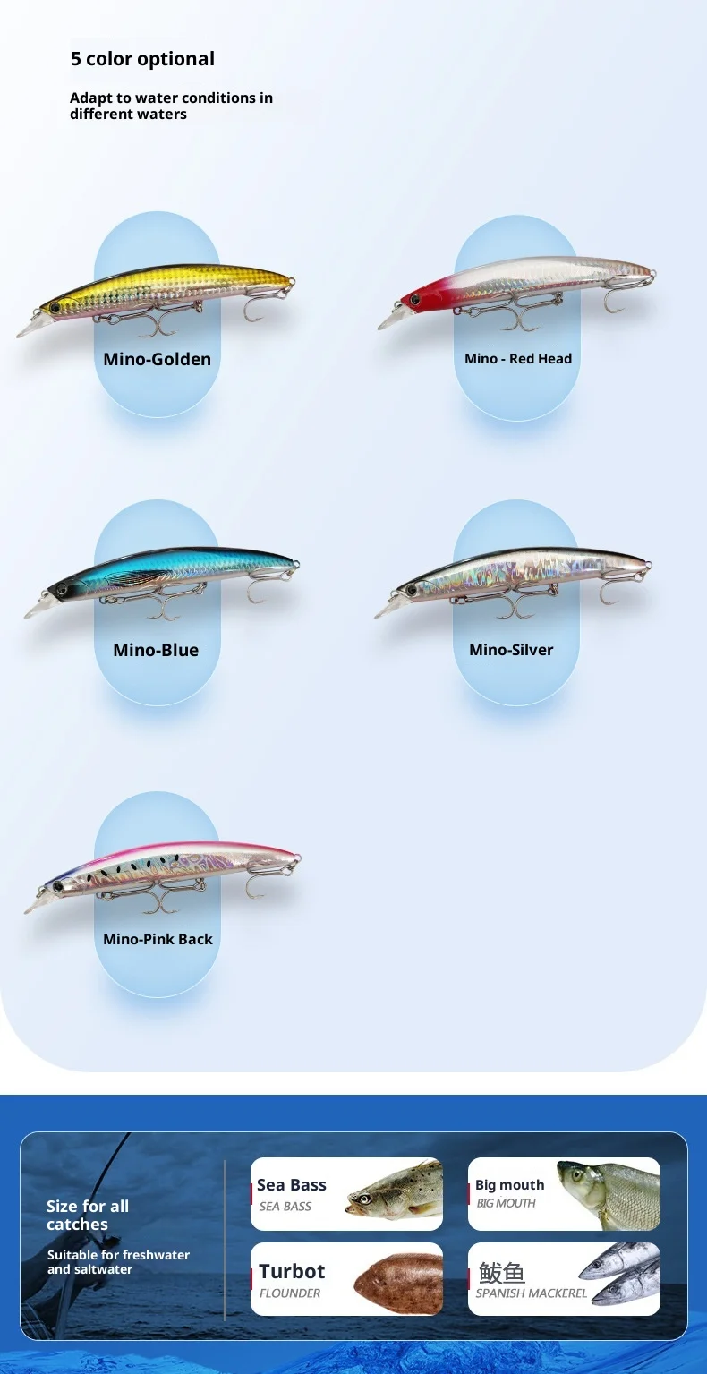New Carp Artificial Hard Bait Hooks ABS Lure Accessories - view 9