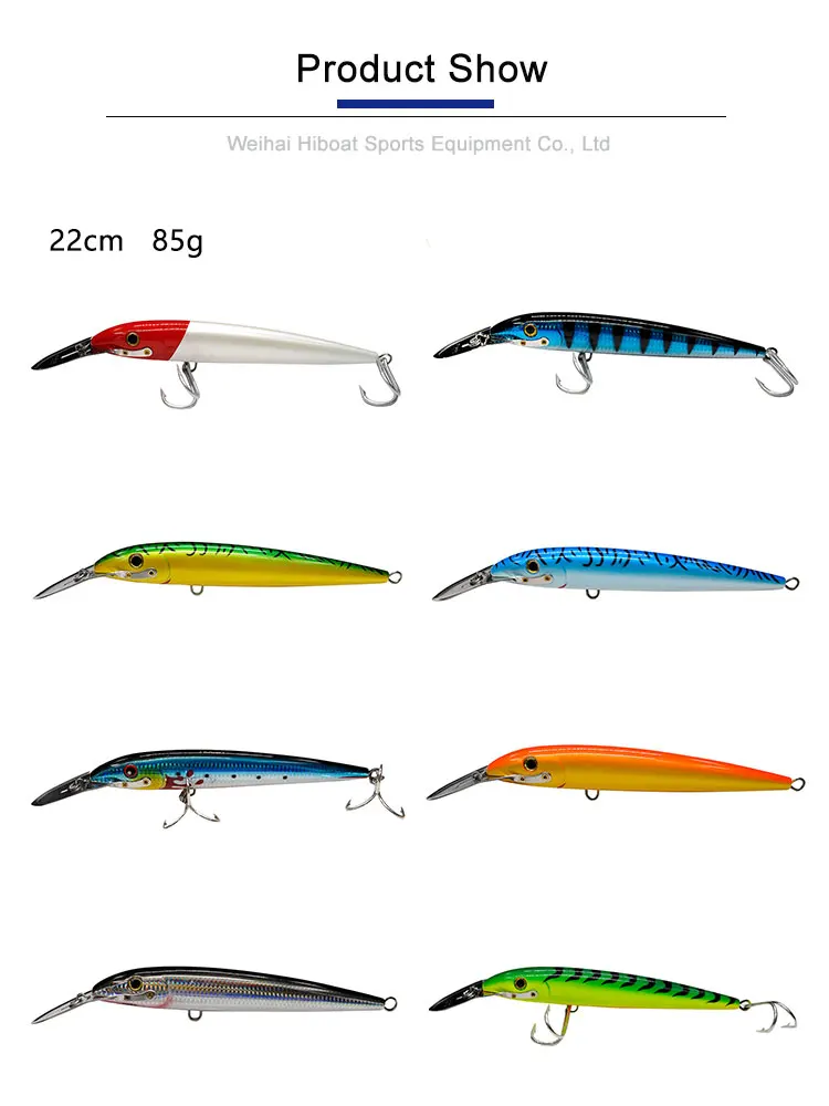 80g Wholesale Hard ABS Plastic Floating ABS Minnow Lure - view 11