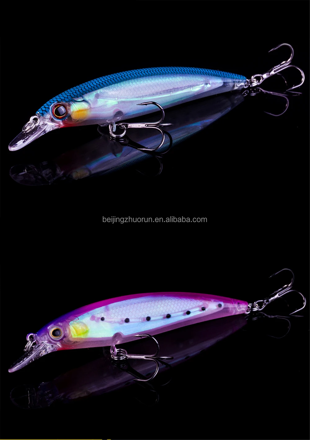 Wholesale 12 Color Cheery Luminous Carp ABSPlastic Hard Lure - view 14