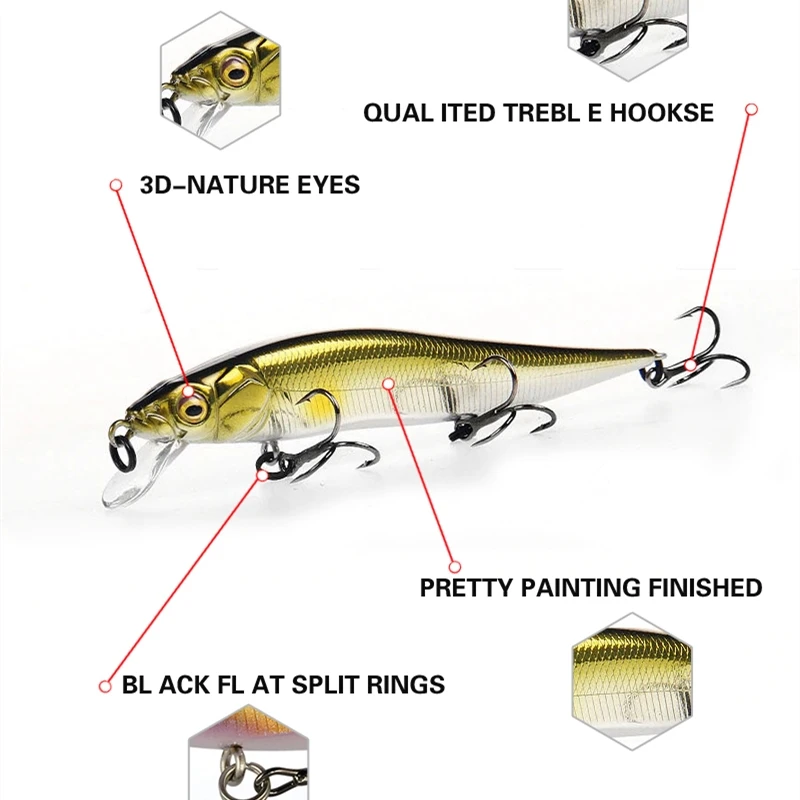 Cheery Small Fish Floating Fishing Lure Plastic Hard Lure - view 6
