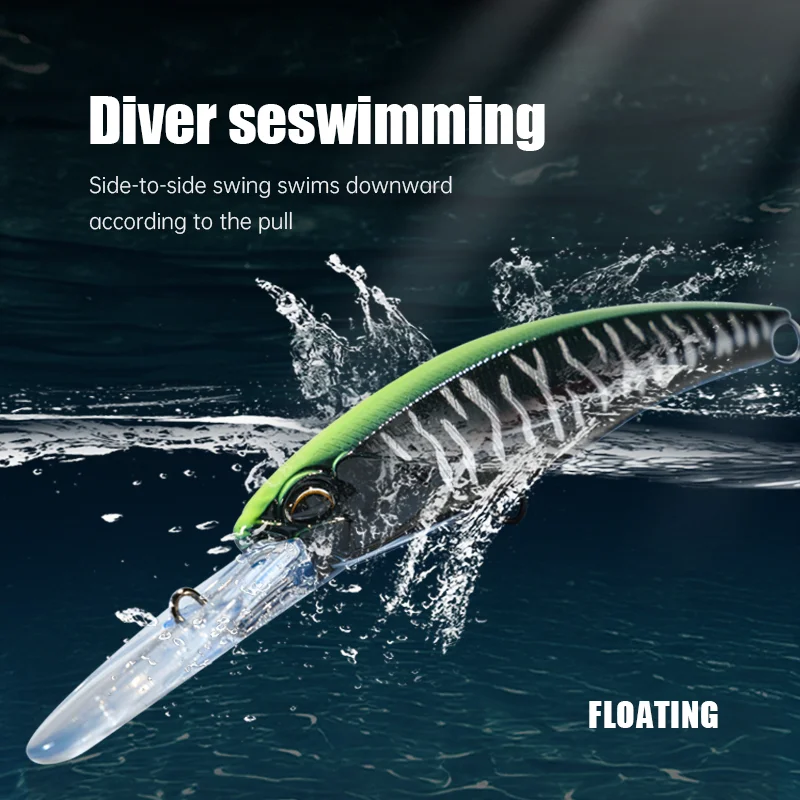 ZOZ High Quality 140mm 35g Floating ABS Minnow Lure - view 3