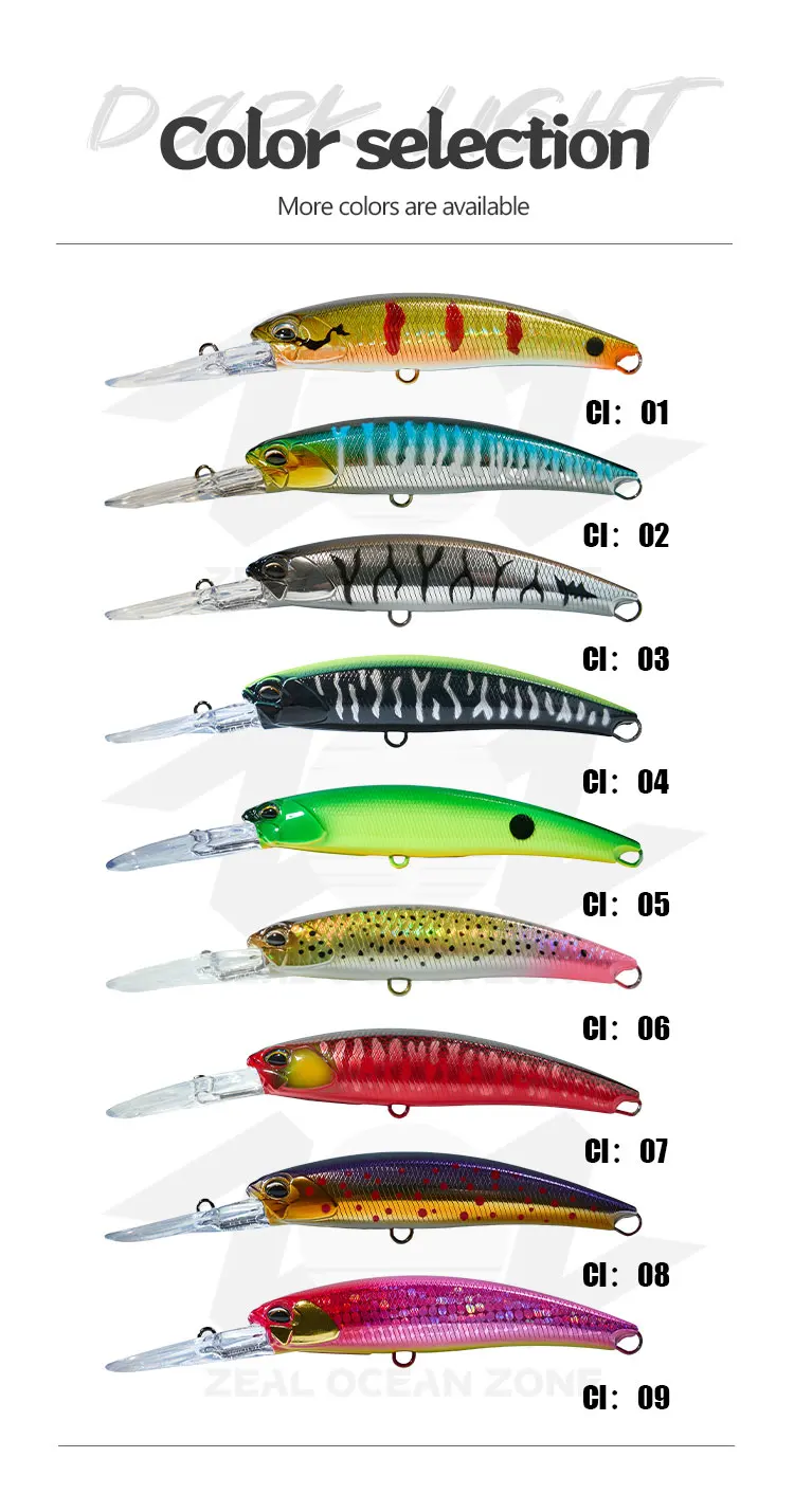 ZOZ High Quality 140mm 35g Floating ABS Minnow Lure - view 11