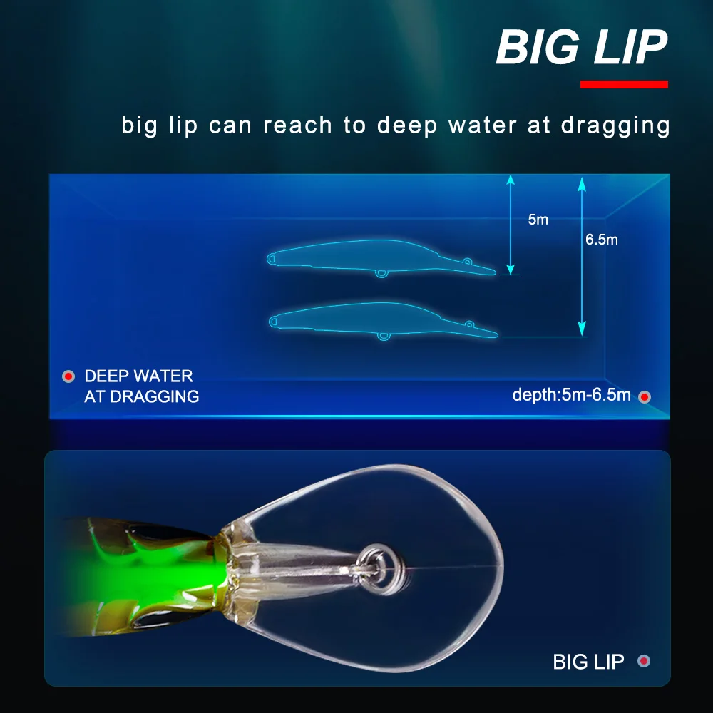 CHEERY High Quality New Arrival Saltwater Stainless Steel, ABS, Metal, Plastic Minnow Lure - view 9