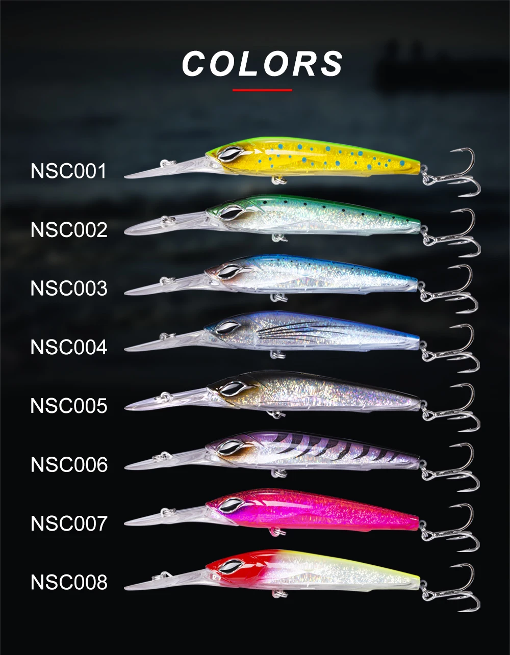 CHEERY High Quality New Arrival Saltwater Stainless Steel, ABS, Metal, Plastic Minnow Lure - view 14