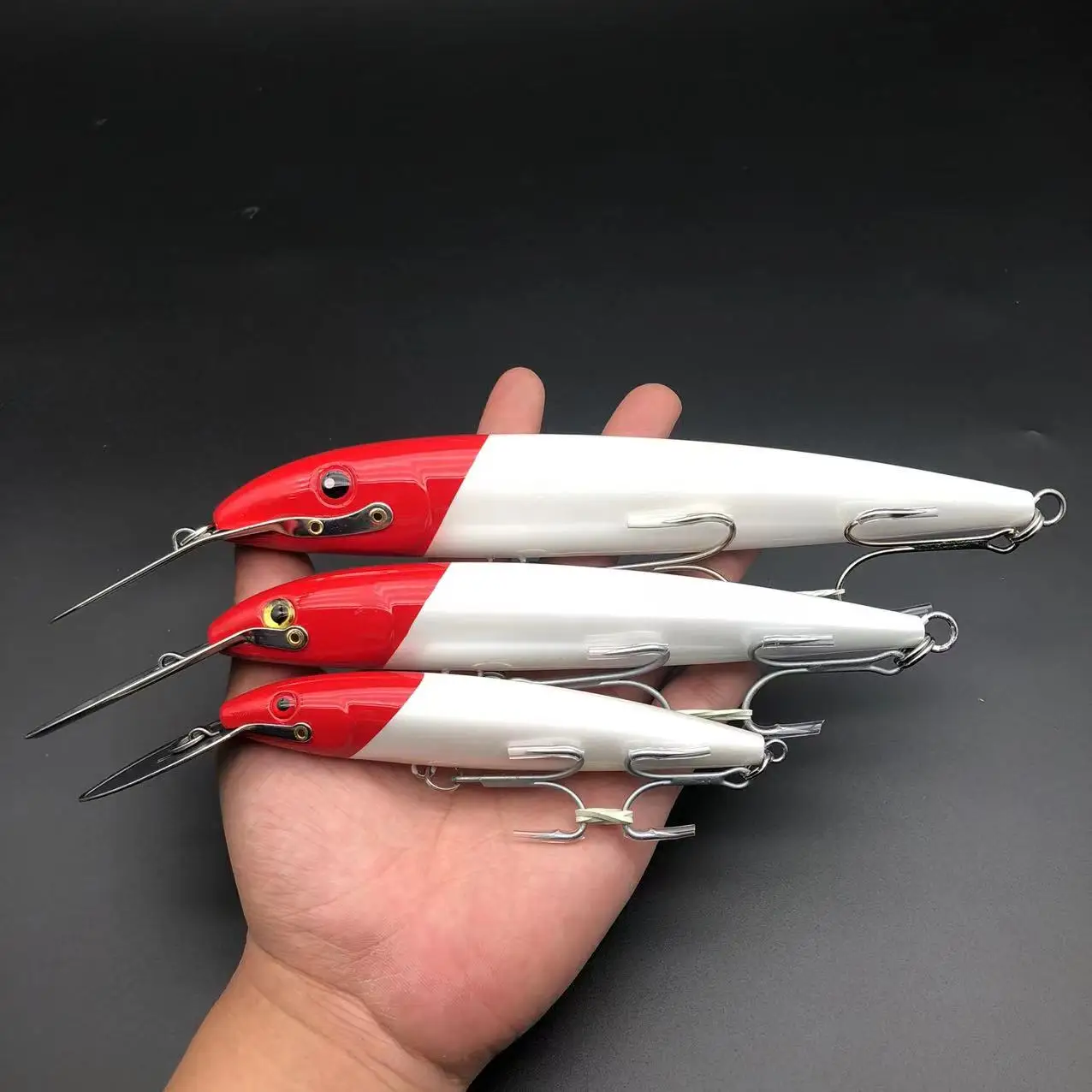 CHEERY 180mm 60g Red White Casting ABS Hard Lure - view 1