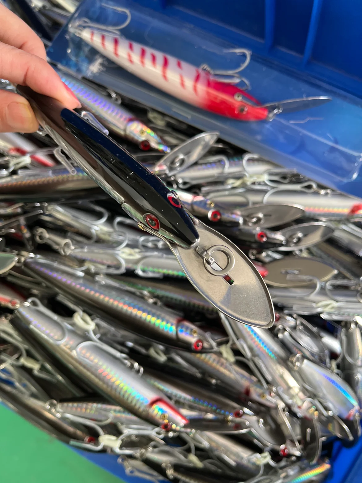 CHEERY 180mm 60g Red White Casting ABS Hard Lure - view 12