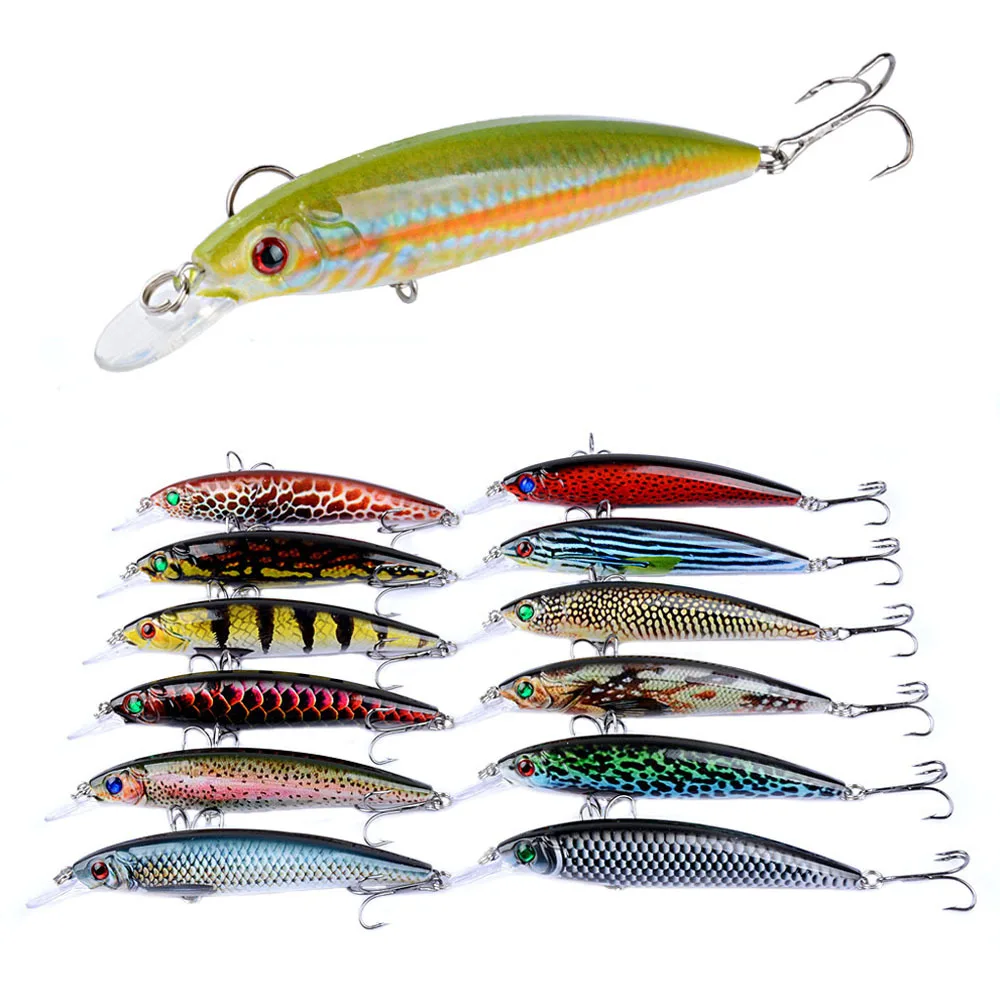 Fishing Lure Bionic Minnow Bass Trolling ABS Plastic SoftBait, Various, Lure Accessories, Lure Kit, Lipless Crankbait, Hard Lure, Crankbait, Minnow Lure, Pencil Lure, Popper Lure - view 8