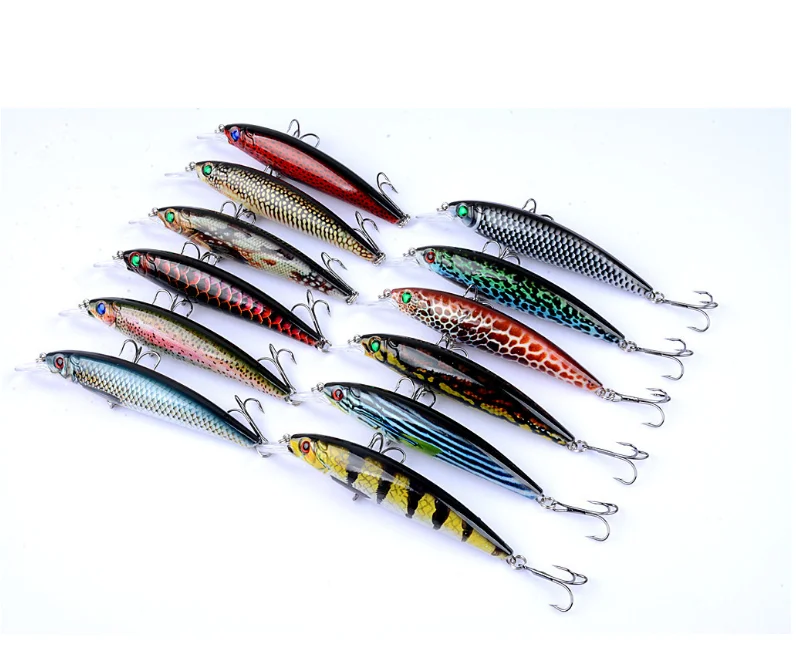 Fishing Lure Bionic Minnow Bass Trolling ABS Plastic SoftBait, Various, Lure Accessories, Lure Kit, Lipless Crankbait, Hard Lure, Crankbait, Minnow Lure, Pencil Lure, Popper Lure - view 9