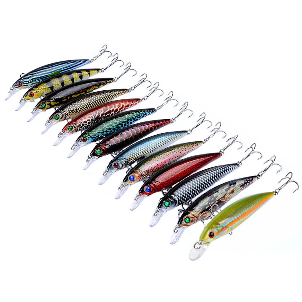 Fishing Lure Bionic Minnow Bass Trolling ABS Plastic SoftBait, Various, Lure Accessories, Lure Kit, Lipless Crankbait, Hard Lure, Crankbait, Minnow Lure, Pencil Lure, Popper Lure - view 12