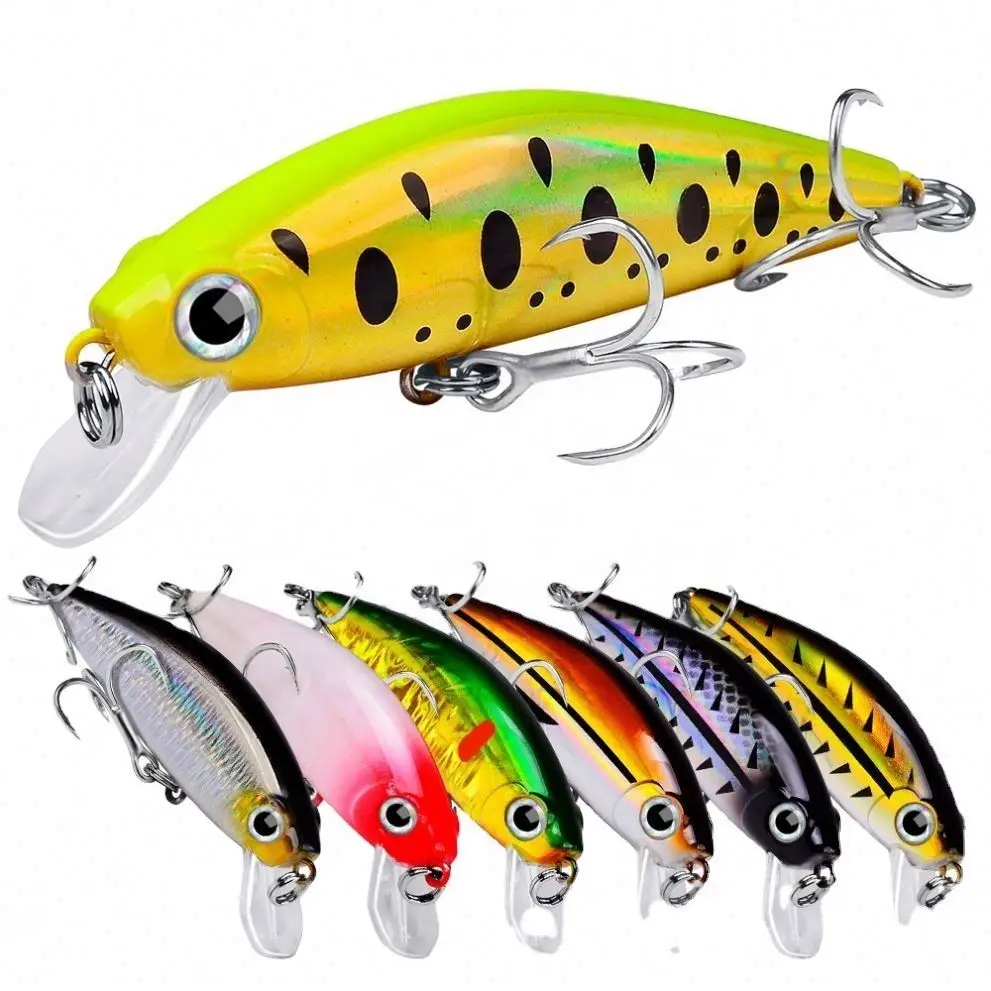 Cherry Topwater Minnow Artificial Hard Bait