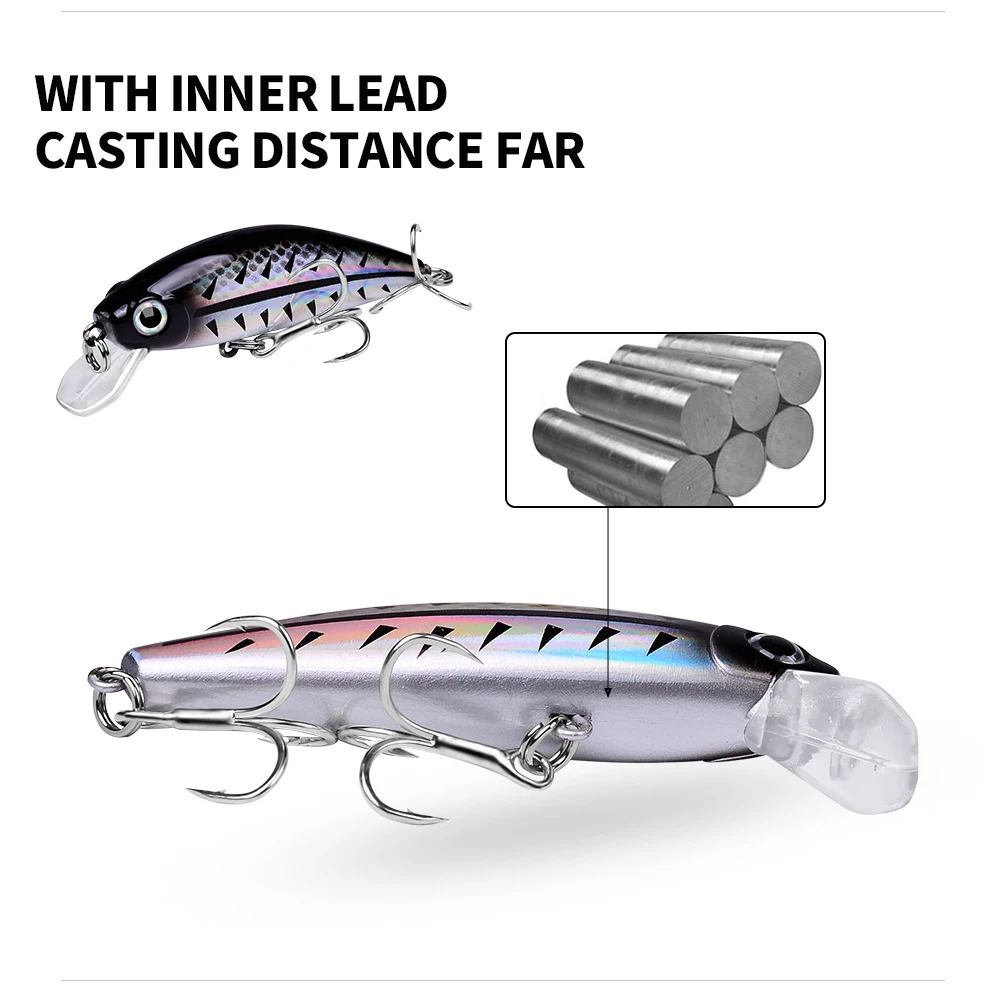 Cherry Topwater Minnow Artificial Hard Bait Abs hard plastic Hard Lure - view 11