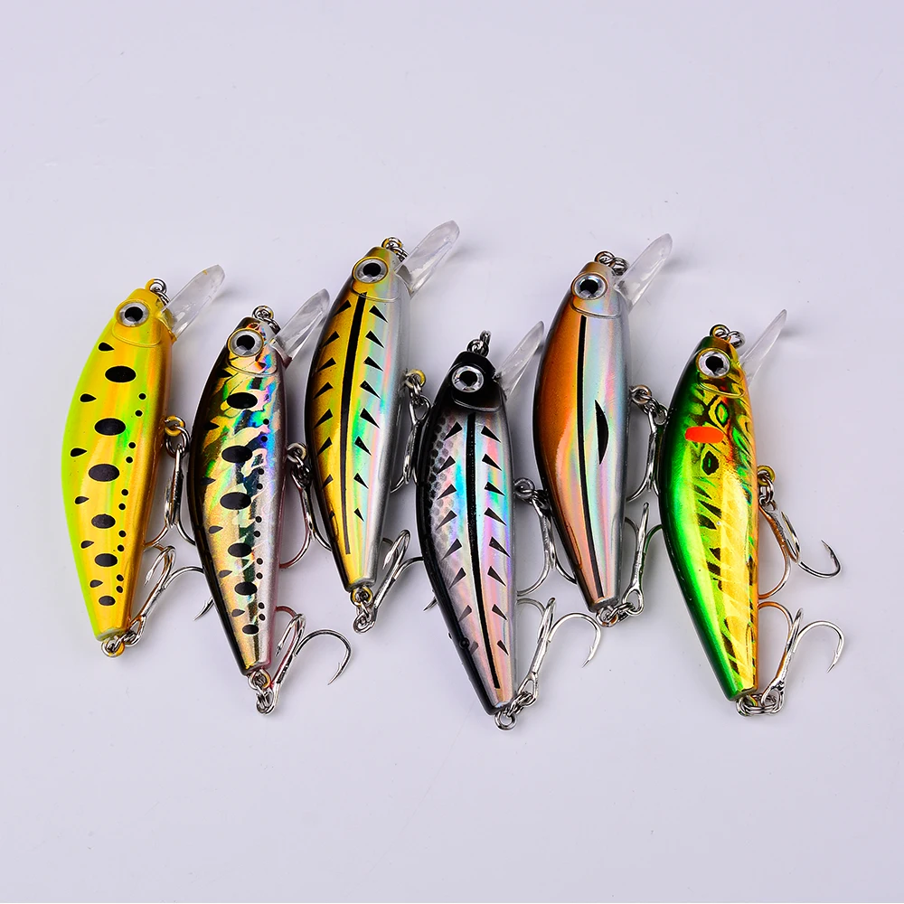 Cherry Topwater Minnow Artificial Hard Bait Abs hard plastic Hard Lure - view 15