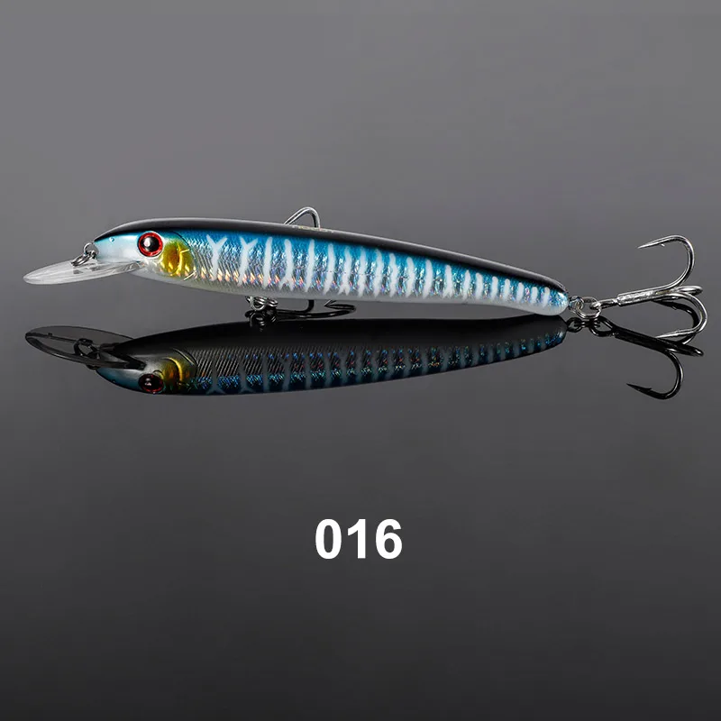 Plastic Minnow Lure Jerk Bait Floating ABS Plastic Lure, Seawater Fishing Bait, Fake Lure - view 4