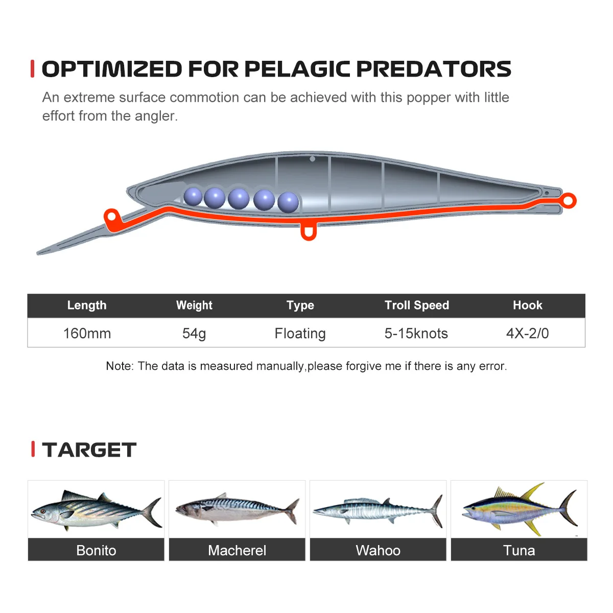 CHEERY Deep Dive Water Hard Lure ABS Minnow Lure - view 3