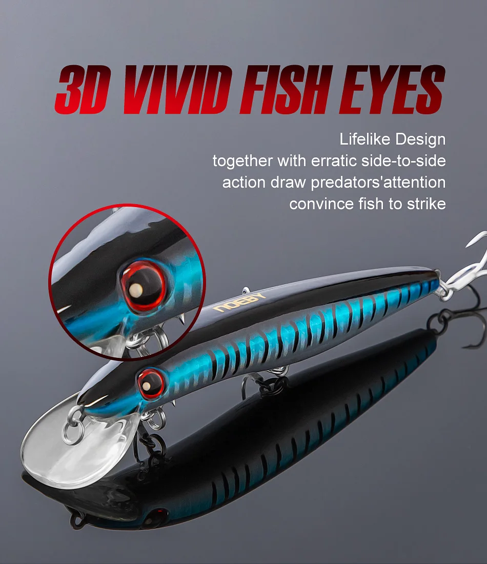 High Quality Saltwater Fishing Jerk Bait ABS Hard Lure - view 3