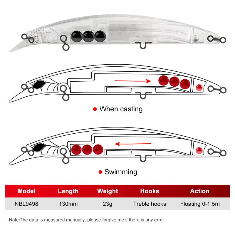 CHEERY New Arrival High Quality Weihai Stainless Steel, ABS Jerkbait - view 7