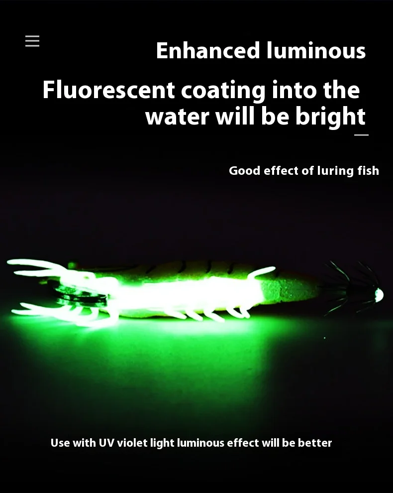Cheery New Luminous Squid Hook Realistic Plastic Lure Accessories - view 9