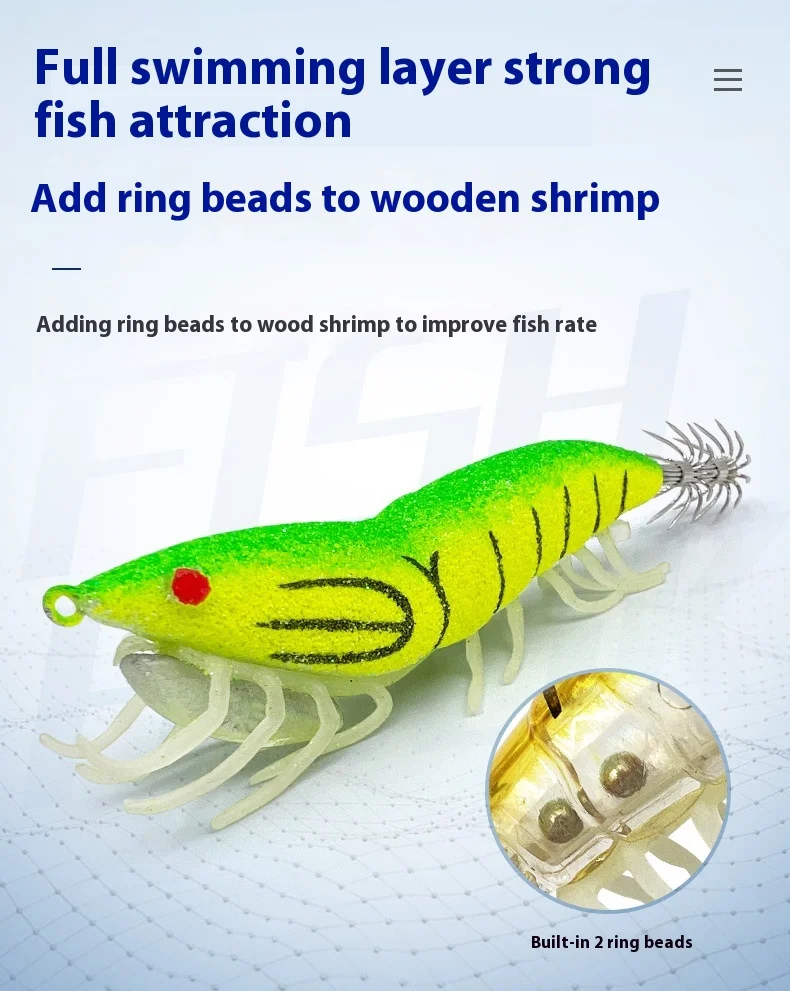 Cheery New Luminous Squid Hook Realistic Plastic Lure Accessories - view 10