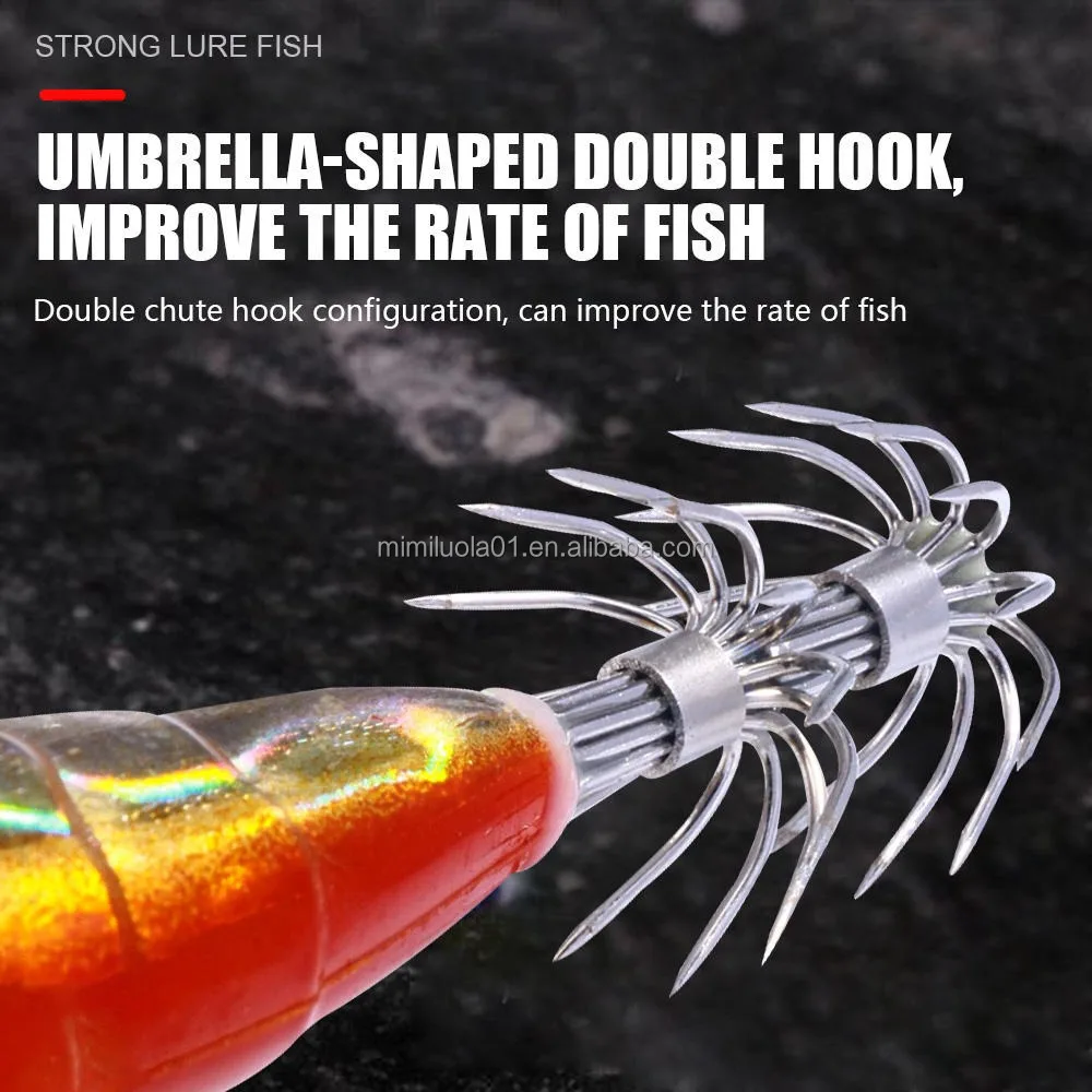 Cheery Wholesale SJ026 Luminous Shrimp Shaped ABS, Various, Plastic, ABSHardPlastic Various - view 9