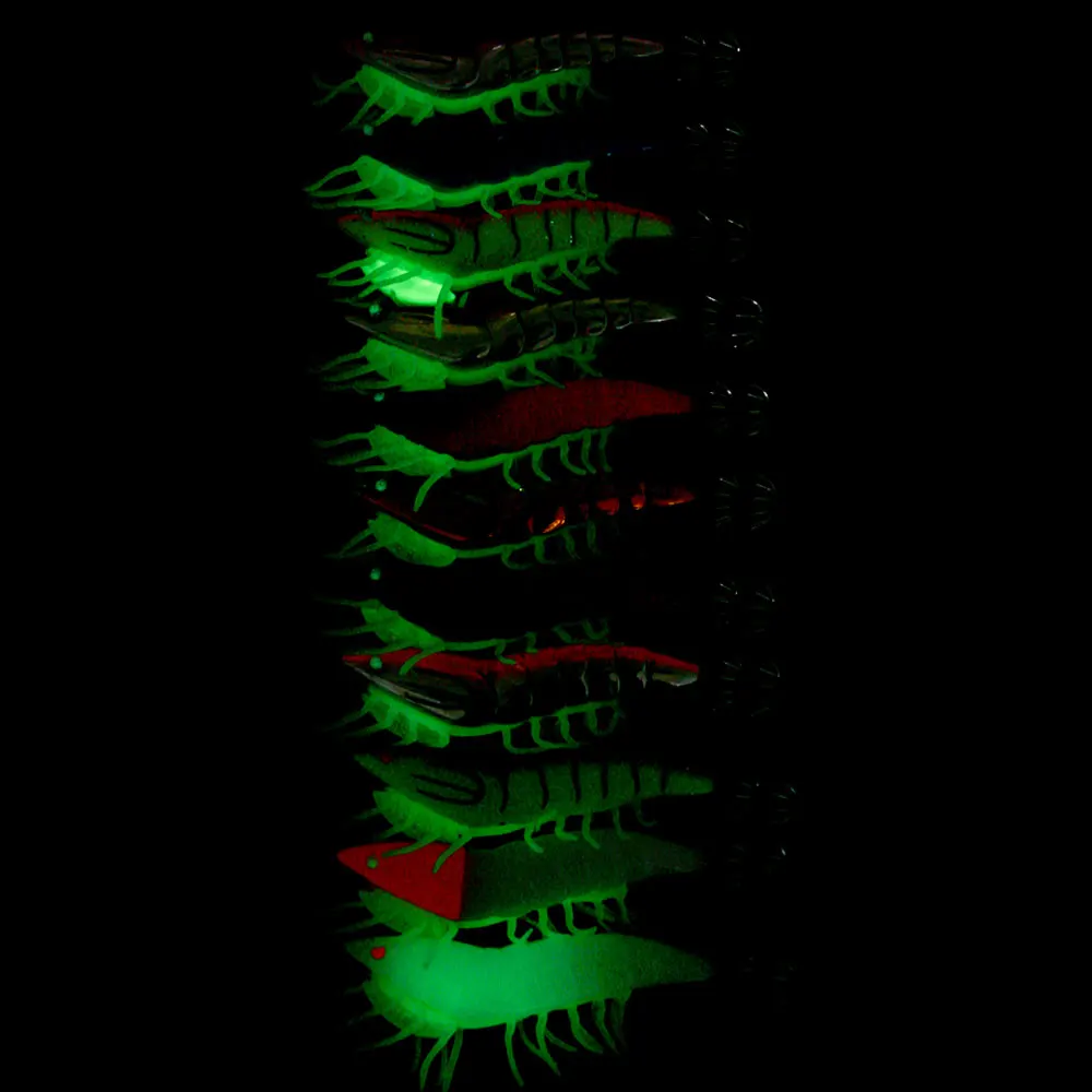 Cheery 12cm 22 4G Luminous Shrimp Metal, Plastic Squid Lure - view 5