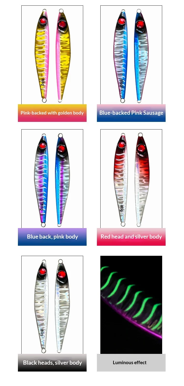 CHEERY Sea Fishing Jig Lure Iron Metal None - view 14