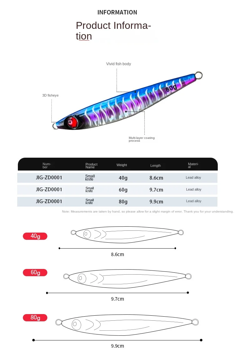 Boat Fishing Lure Iron Plate Bare Metal None - view 16