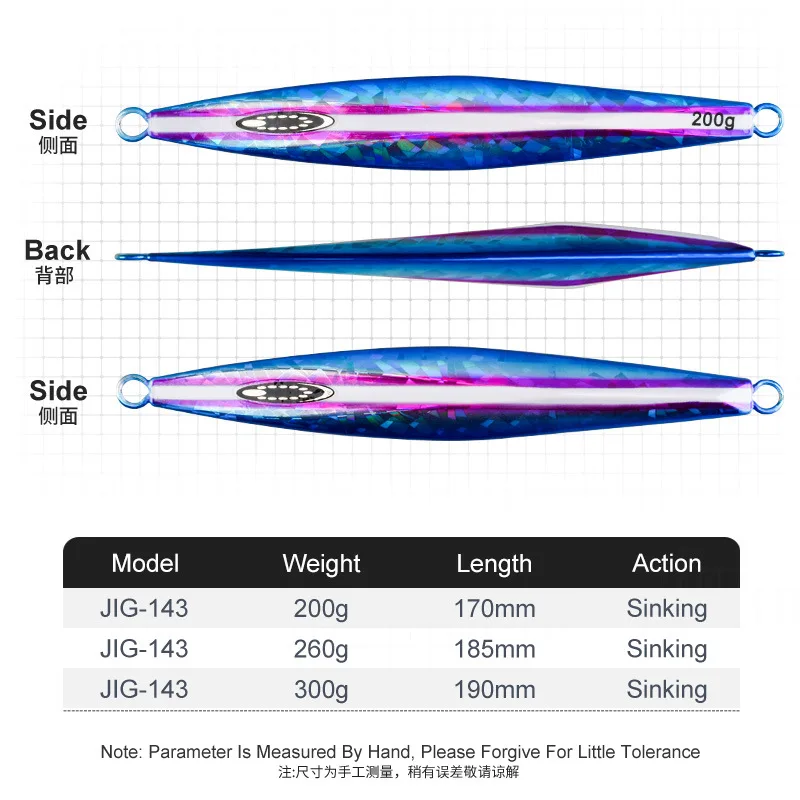 CHEERY Lead Metal Jig Fish Lure Various None - view 5