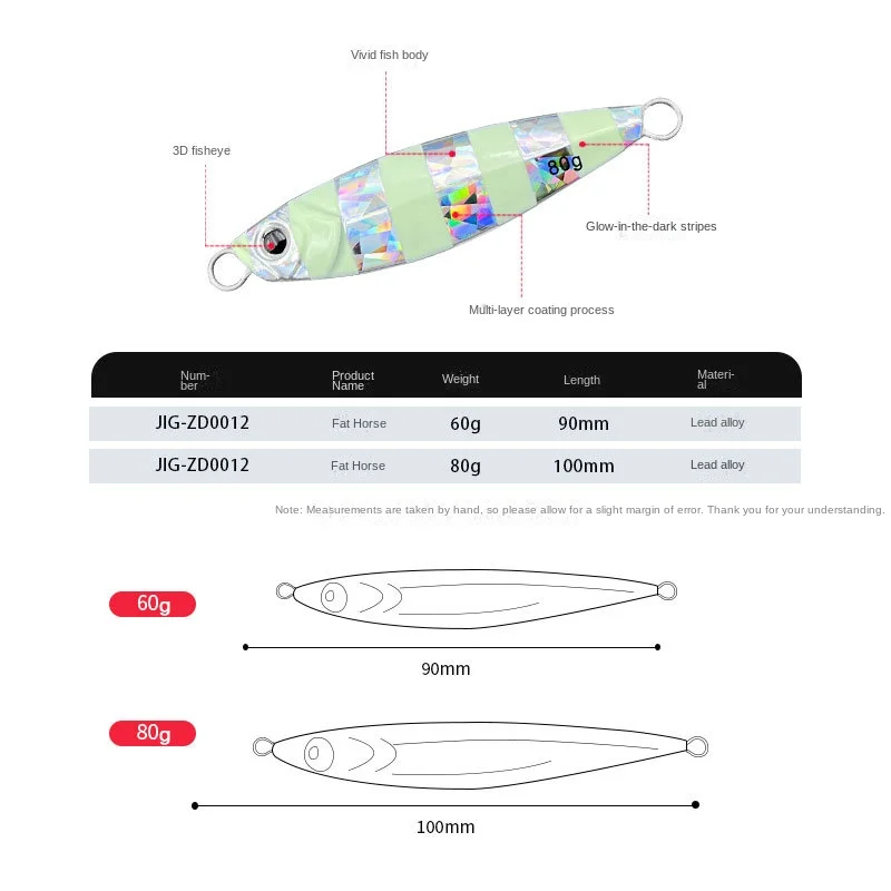 CHEERY Direct Sales Metal Jig Lure Metal None - view 2