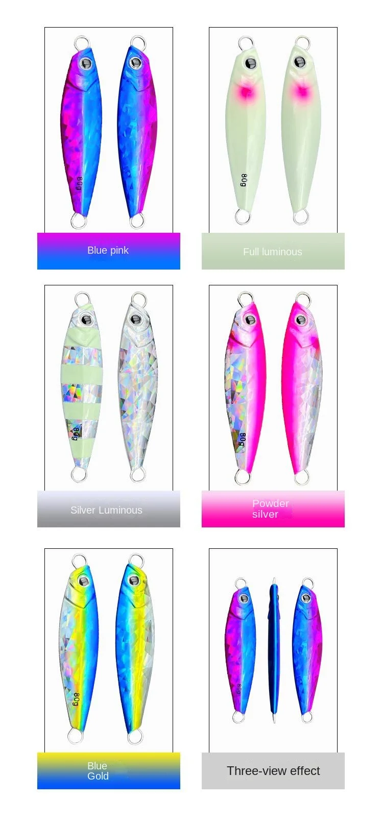CHEERY Direct Sales Metal Jig Lure Metal None - view 9