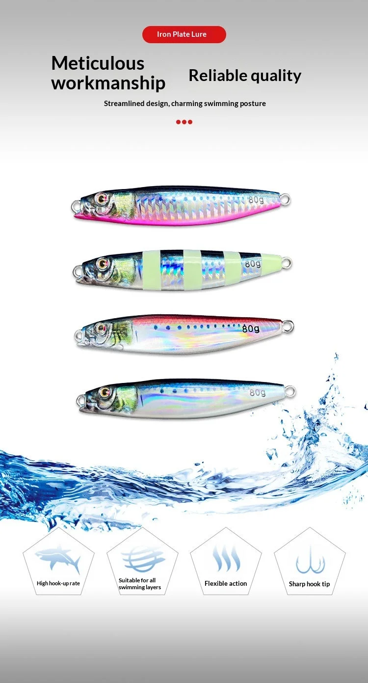 Factory Spot Wholesale Metal Lead Jig Various None - view 8