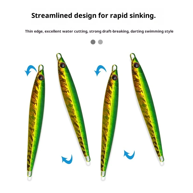 CHEERY Full Water Column Overturned Slow Metal Hard Lure - view 3