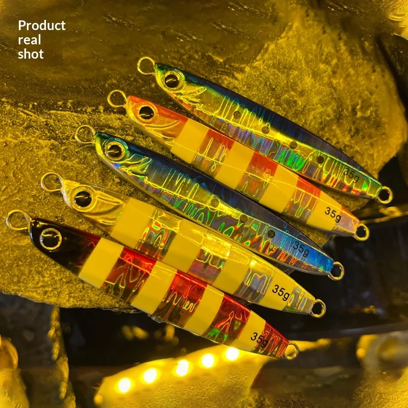 Iron Plate Lure Night Glow Laser Metal None - view 3