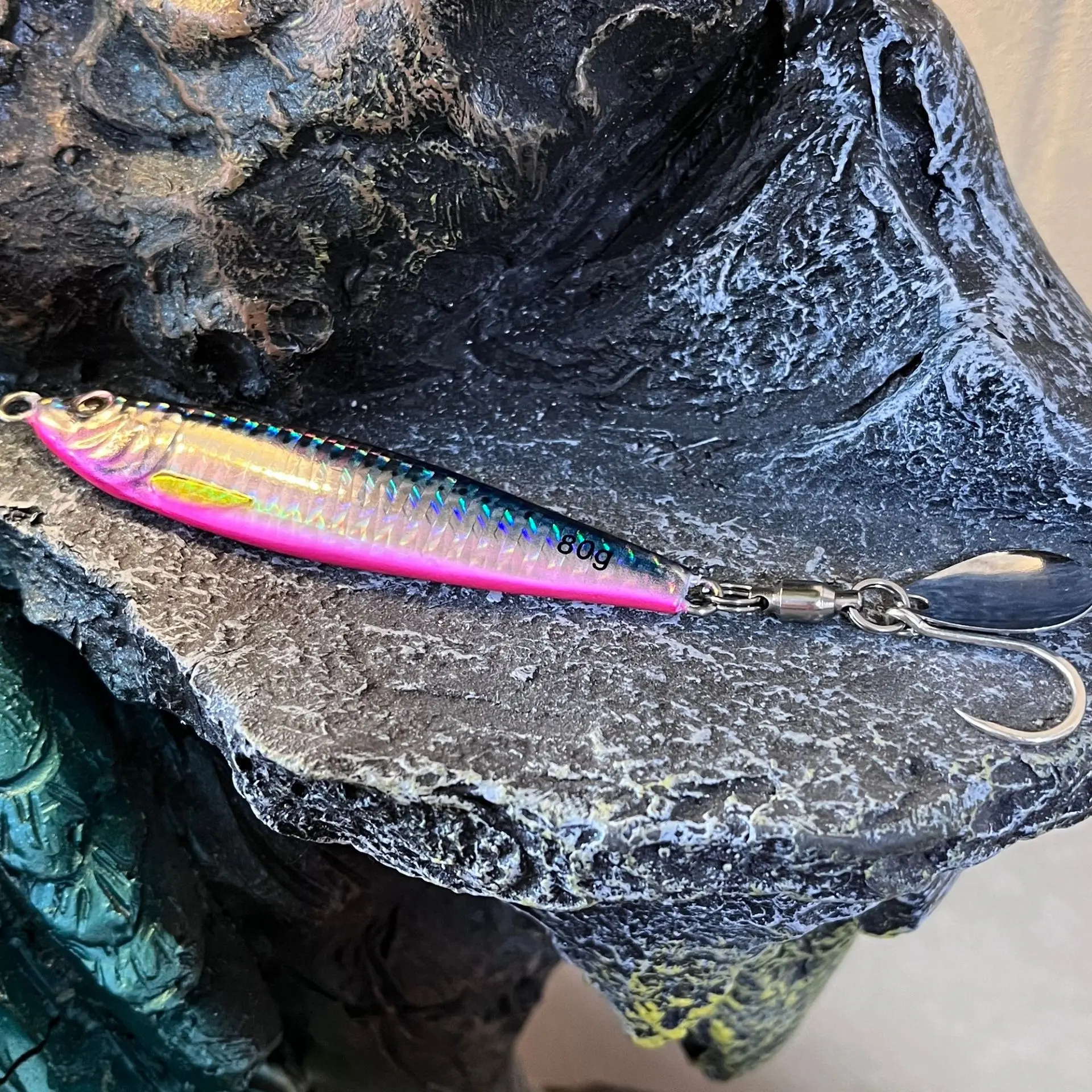 UV Metal Jig Lure Spinner Bait