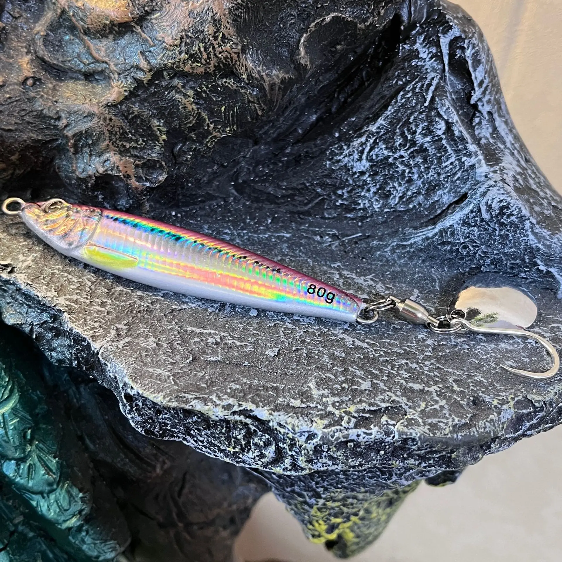 UV Metal Jig Lure Spinner Bait Metal None - view 2