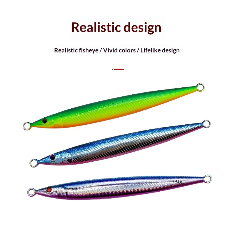 Sea Fishing Shore Casting Jigging Lure Metal Artificial & Bionic Lures - view 3