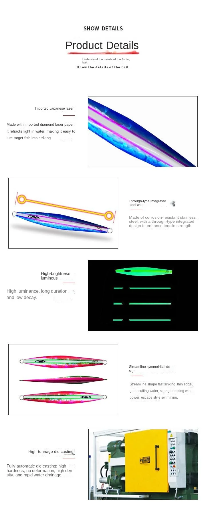 Manufacturer Sea Fishing Fast Sinking Iron Metal None - view 12
