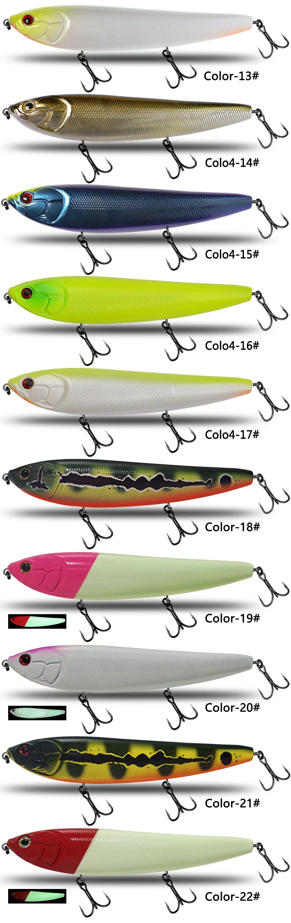 Factory Price Fishing Tackle Plastic Artificial Plastic Various - view 9