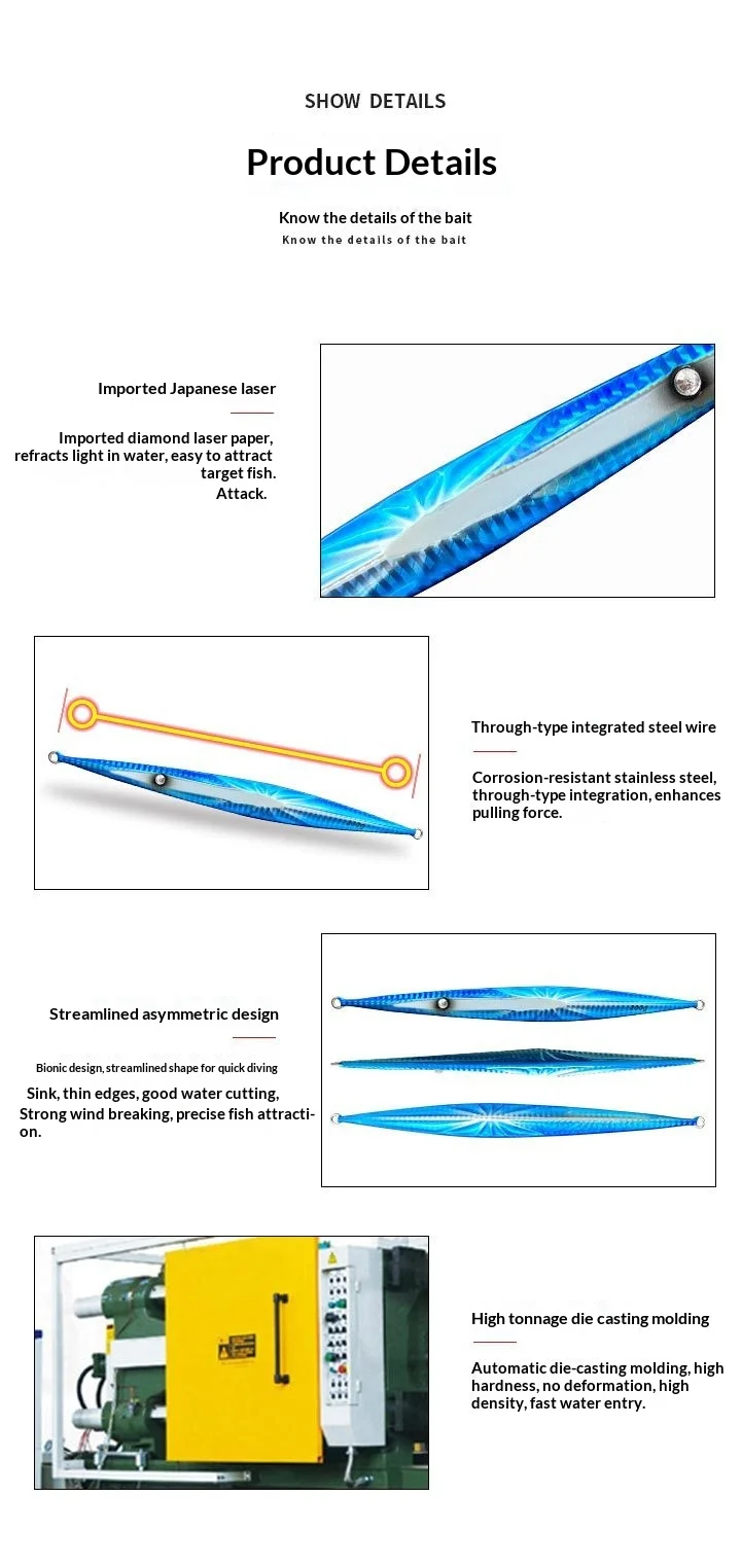 Manufacturer Sea Fishing Lure Long Strip Metal None - view 12