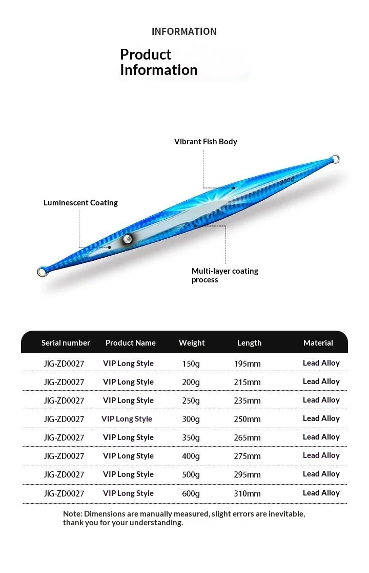Manufacturer Sea Fishing Lure Long Strip Metal None - view 14