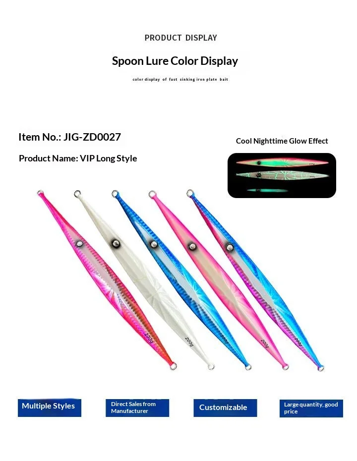 Manufacturer Sea Fishing Lure Long Strip Metal None - view 15