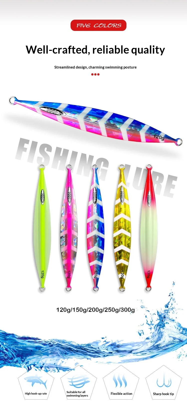 Night Glow Lure Iron Plate Metal Metal None - view 11