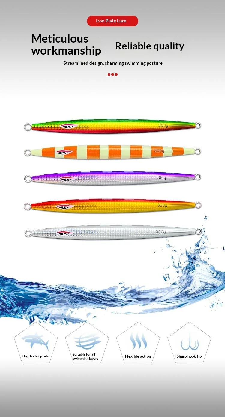 Deep Sea Fast Sinking Heavy Gauge Metal Hard Lure - view 7
