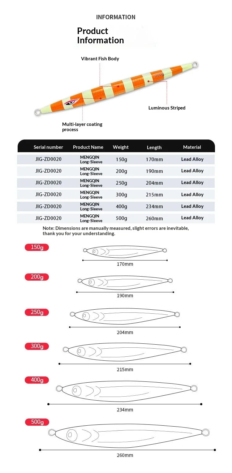 Deep Sea Fast Sinking Heavy Gauge Metal Hard Lure - view 8