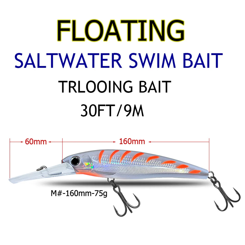 CHEERY Sea Fishing Trolling Lure Bait ABS None - view 5
