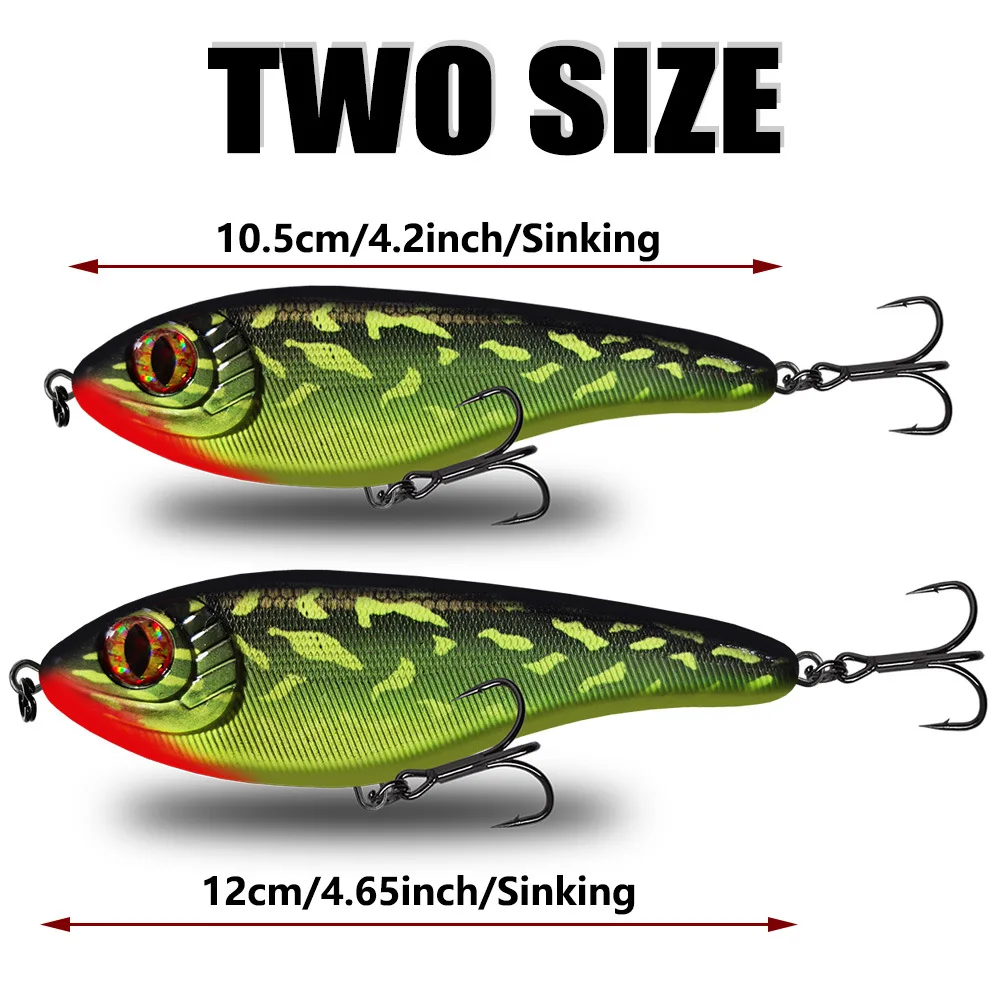 CHEERY Vibrating Sinking Biomimetic Fish Lure ABS None - view 3