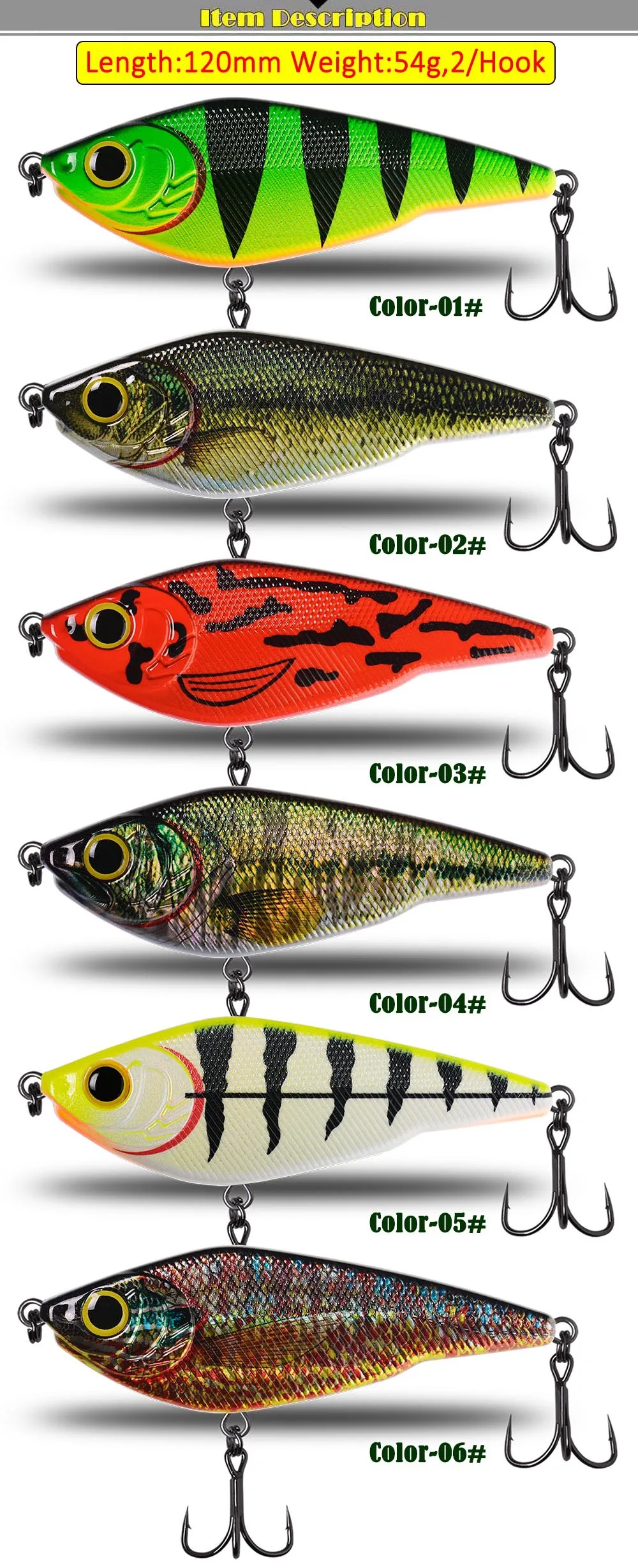 New Arrival High Quality ABS Artificial ABS Lure - view 7